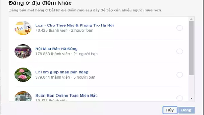 cách bán hàng trên Facebook