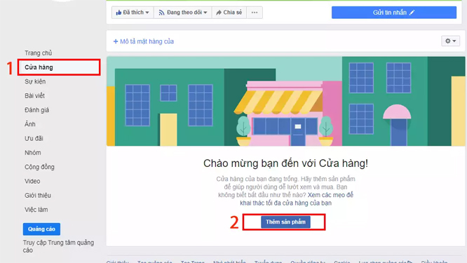 bật tính năng bán hàng trên Facebook cá nhân