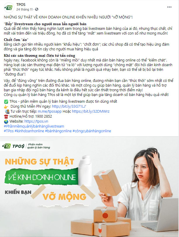 bài viết bán hàng hiệu quả