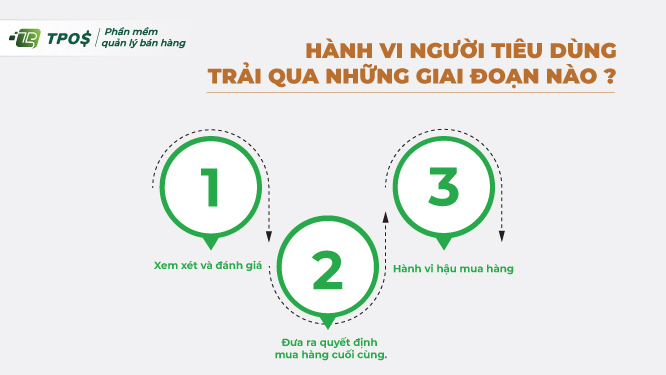 Hành vi người tiêu dùng trải qua những giai đoạn nào
