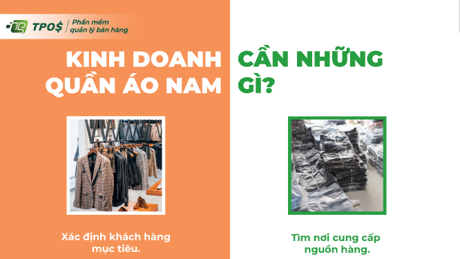 Kinh doanh quần áo nam cần những gì