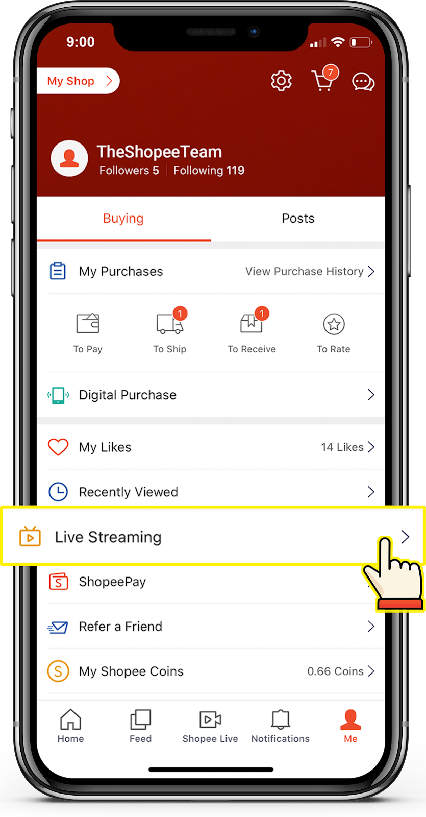 cách livestream bán hàng trên shopee