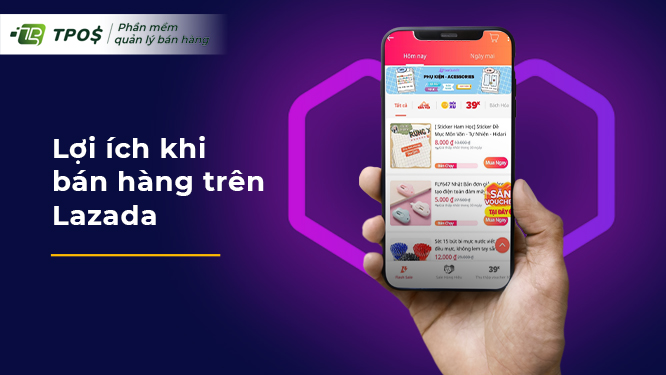 có nhiều lợi ích khi bán hàng trên lazada