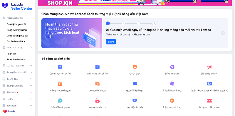 đăng ký bán hàng trên lazada bước 4