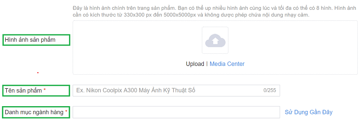 Cách đăng sản phẩm lên lazada bước 2