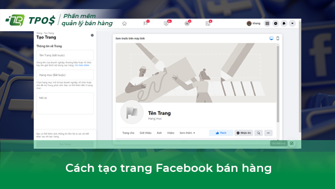 cách tạo trang facebook bán hàng