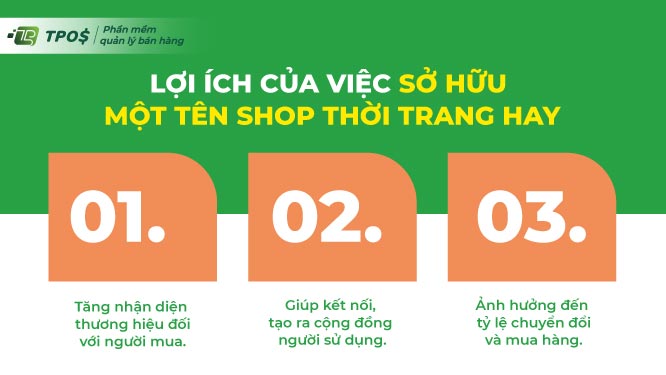 Lợi ích của việc sở hữu một tên shop thời trang hay