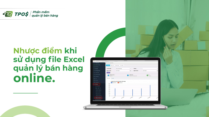 nhược điểm khi quản lý bán hàng online bằng excel