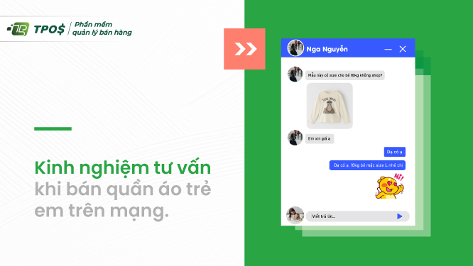 Kinh nghiệm tư vấn khi bán quần áo trẻ em trên mạng