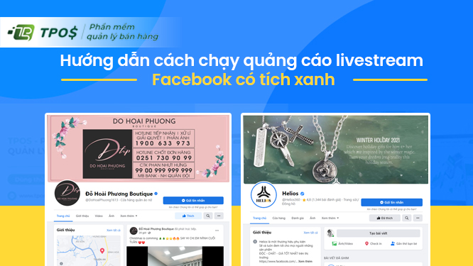 cách chạy quảng cáo livestream Facebook tích xanh