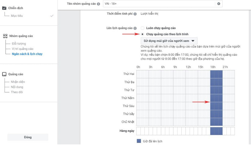 quảng cáo livestream trên fanpage không có tích xanh