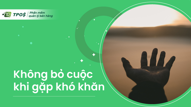 không bỏ cuộc khi gặp khó khăn bán trái cây