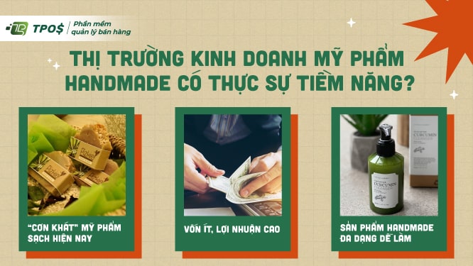 Thị trường kinh doanh mỹ phẩm handmade