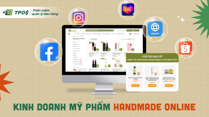 Kinh doanh mỹ phẩm handmade online