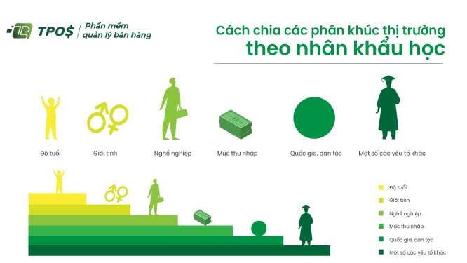 Cách chia các phân khúc thị trường theo nhân khẩu học
