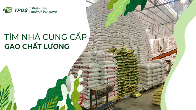 tìm nguồn cung cấp gạo chất lượng