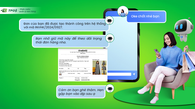 Kết thúc cuộc hội thoại mua hàng